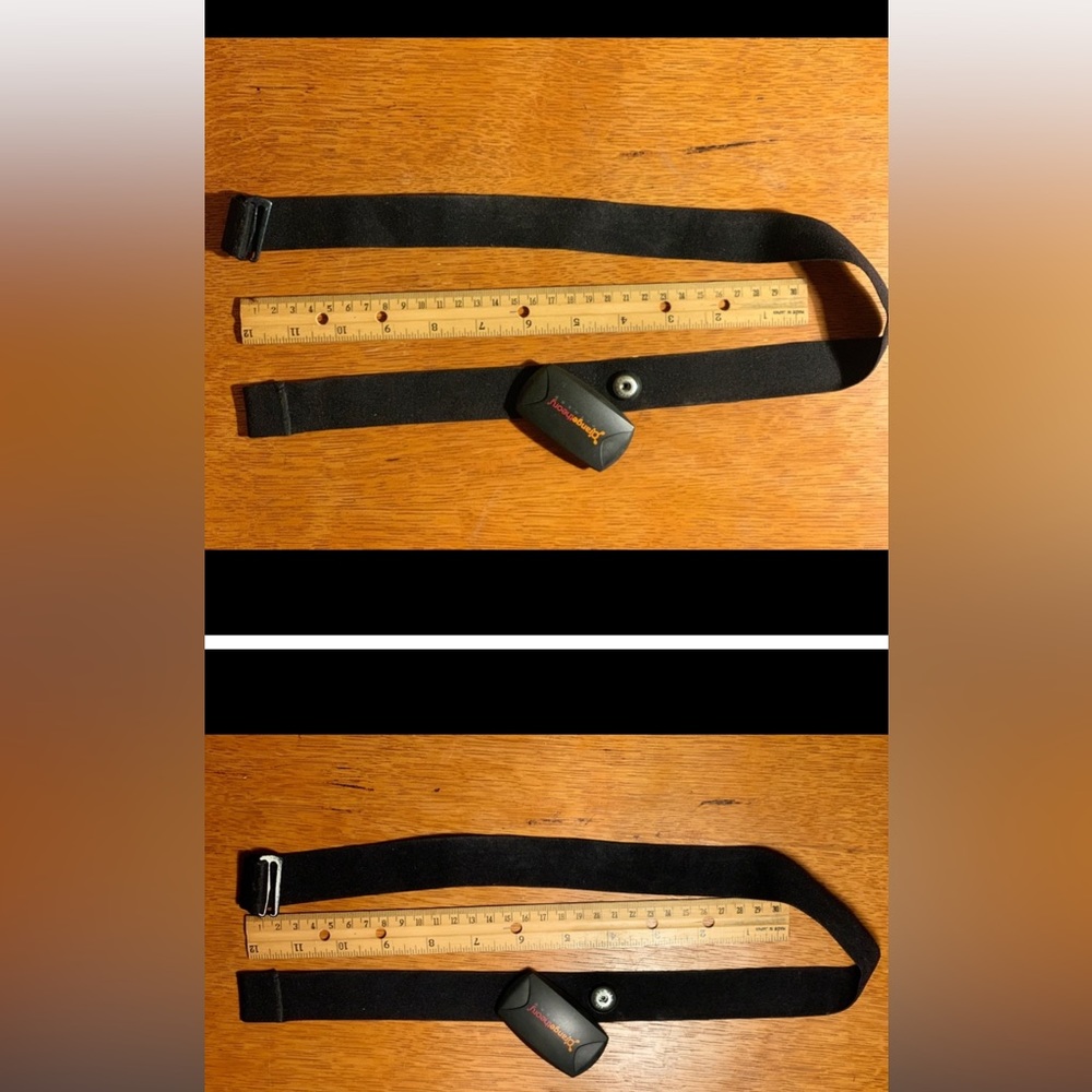 Original Orange theory heart rate monitor.